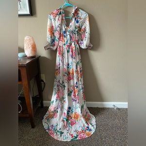 Off the shoulder high-low dress/top.